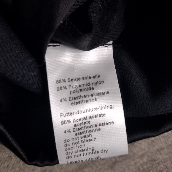 AKRIS Silk Black Pencil Skirt size 4 - Picture 4 of 5